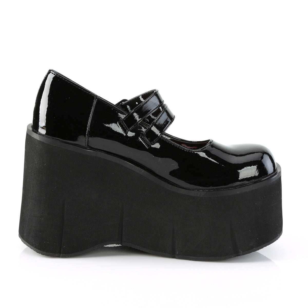 DemoniaCult Pompes pour femmes KERA-08 blk pat