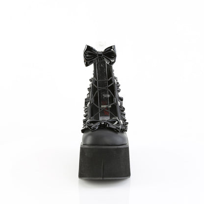 DemoniaCult Women's Heels & Platform Shoes KERA-18 Blk Vegan Leather