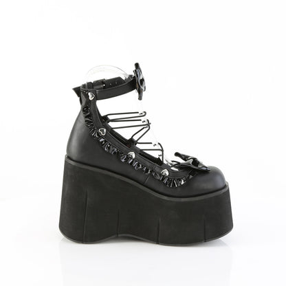 DemoniaCult Women's Heels & Platform Shoes KERA-18 Blk Vegan Leather