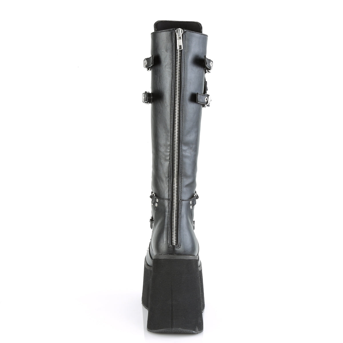 DemoniaCult Womens Boots KERA-200 Blk Vegan Leather