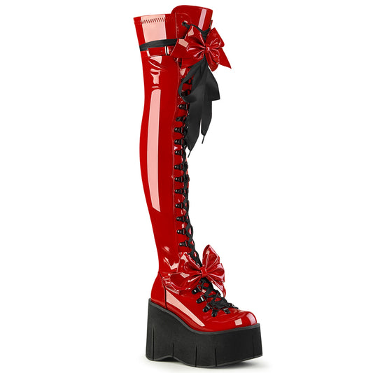 DemoniaCult  Bottes KERA-303 Red Pat