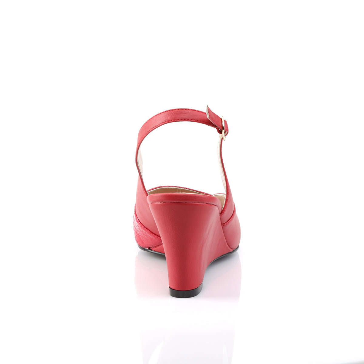 Pleaser Pink Label Womens Pumps KIMBERLY-01SP Red Faux Leather