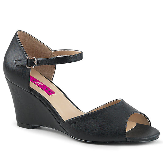 Pleaser Pink Label Pompes pour femmes KIMBERLY-05 Cuir Faux Blk