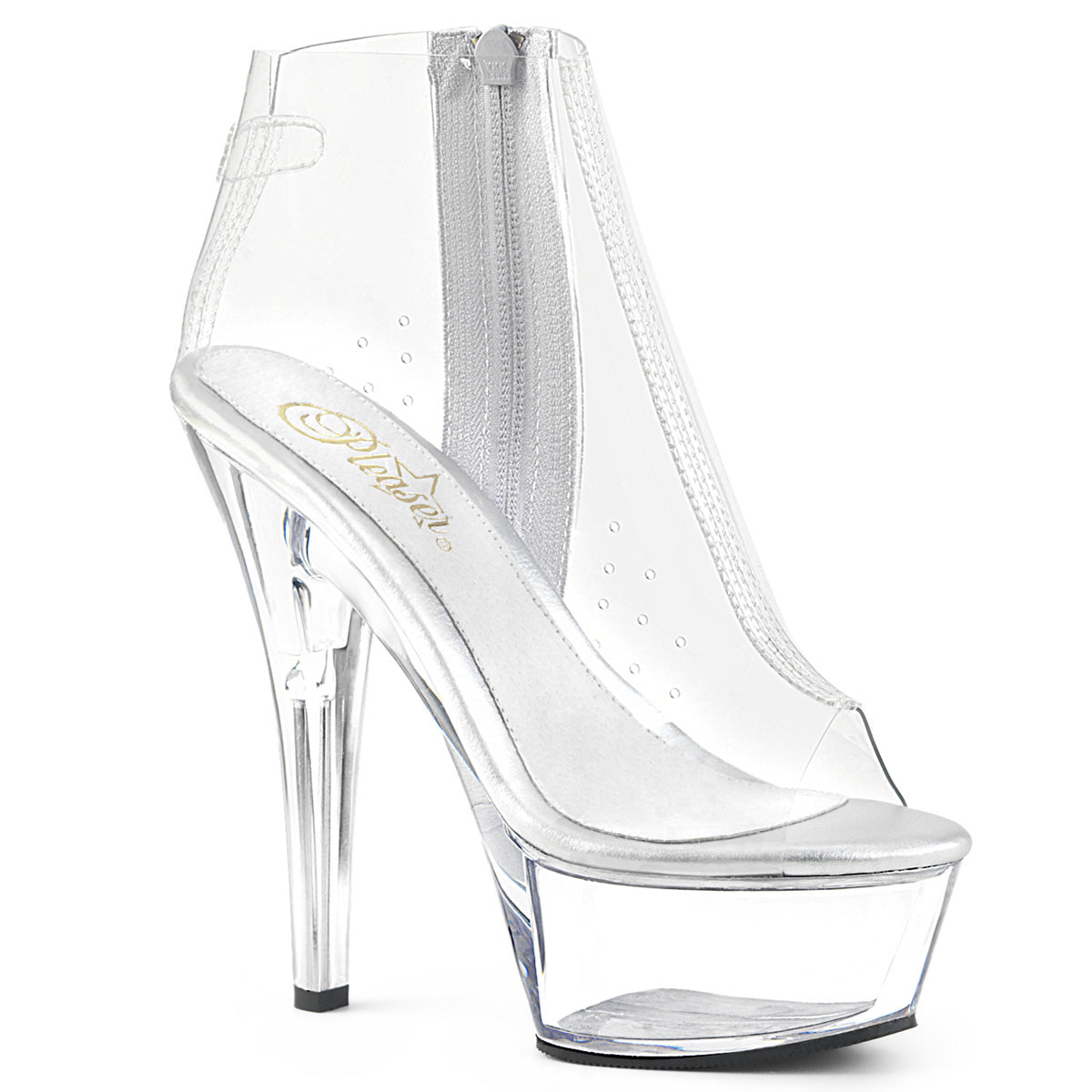 Pleaser Sandales pour femmes KISS-1023 CLR TPU / CLR