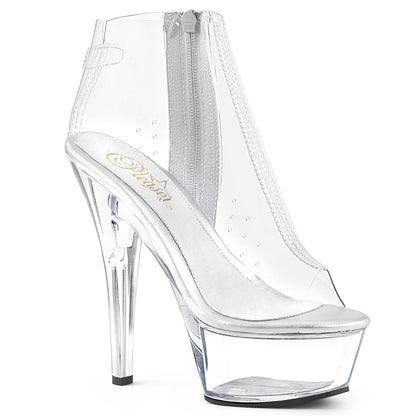 Pleaser Sandales pour femmes KISS-1023 CLR TPU / CLR