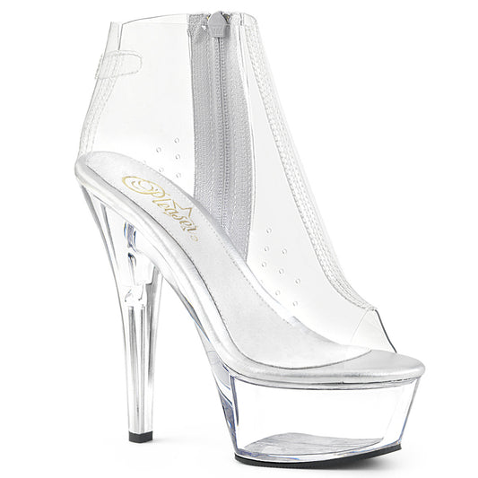 Pleaser Womens Sandals KISS-1023 Clr TPU/Clr