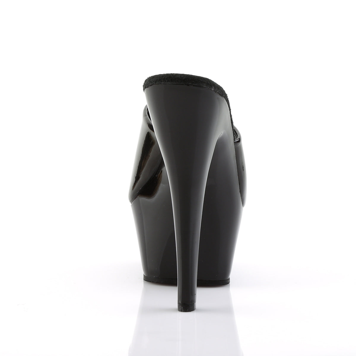 Pleaser Sandales pour femmes KISS-201 blk pat / blk