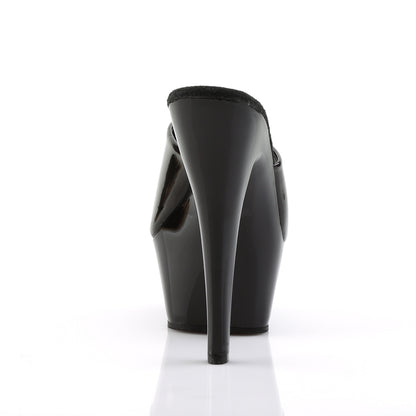 Pleaser Sandales pour femmes KISS-201 blk pat / blk