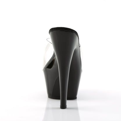 Pleaser Sandales pour femmes KISS-201 CLR / BLK