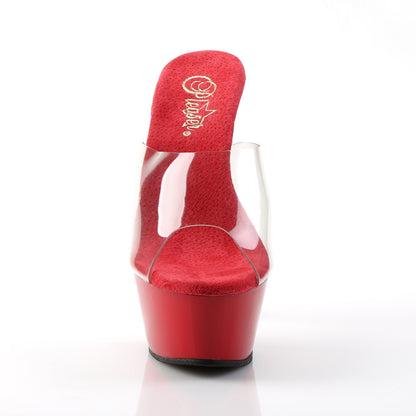 Pleaser Sandales pour femmes KISS-201 CLR / ROUGE