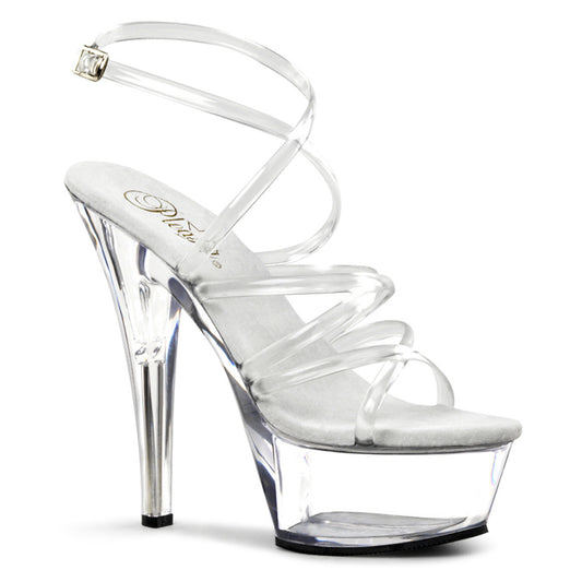 Pleaser Sandales pour femmes KISS-206 CLR / CLR