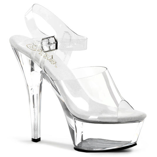 Pleaser Sandales pour femmes KISS-208 CLR / CLR