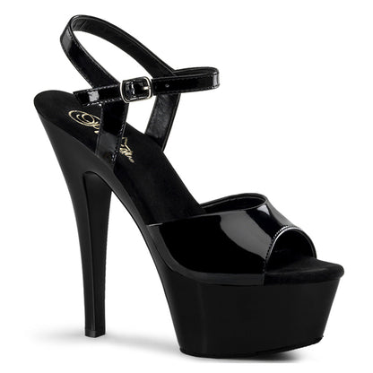 Pleaser Women's Platform Shoes KISS-209 Blk Pat/Blk