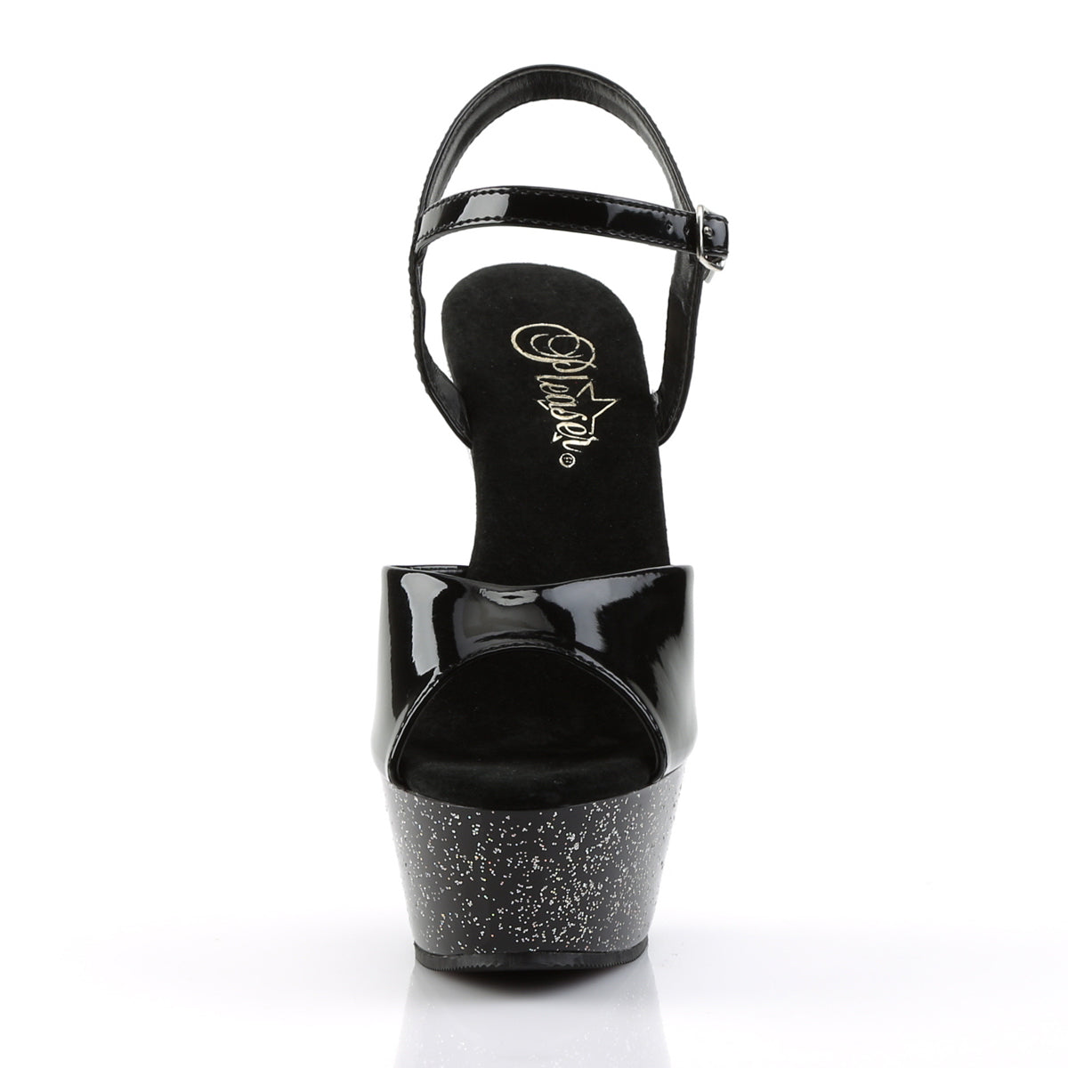 Pleaser Sandales pour femmes KISS-209mg blk / blk
