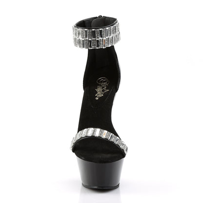 Pleaser Sandales pour femmes KISS-269rs blk / blk