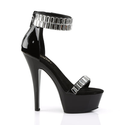 Pleaser Sandales pour femmes KISS-269rs blk / blk