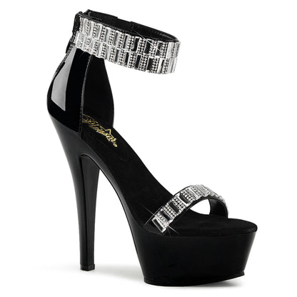 Pleaser Sandales pour femmes KISS-269rs blk / blk