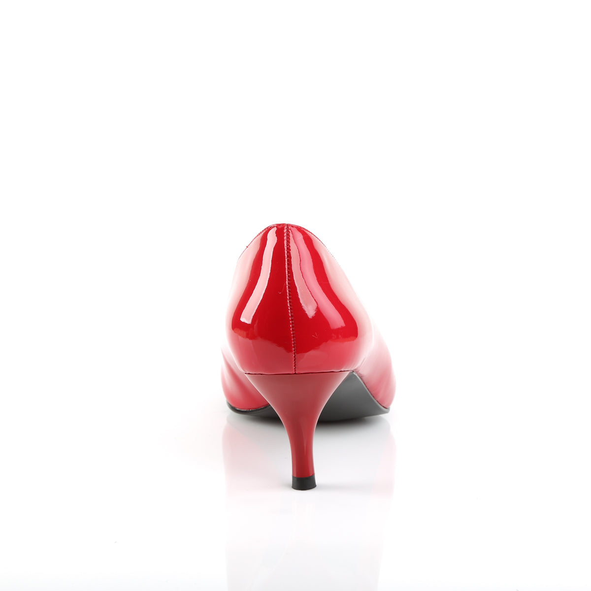 Pleaser Pink Label Womens Pumps KITTEN-01 Red Pat