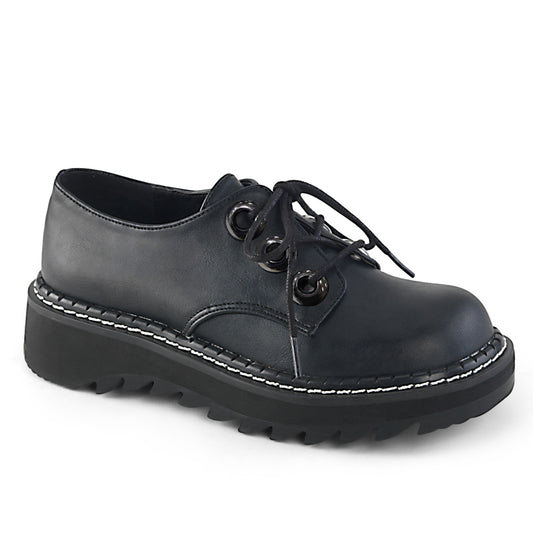 DemoniaCult Womens Pumps LILITH-99 Blk Vegan Leather