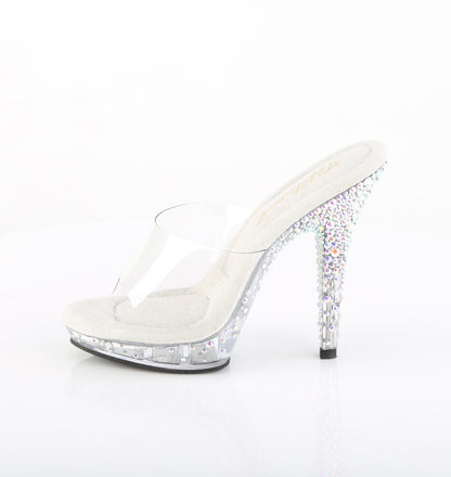 Fabulicious Women's Shoes LIP-101CAS Clr/Slv AB RS