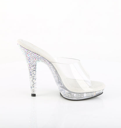 Fabulicious Women's Shoes LIP-101CAS Clr/Slv AB RS