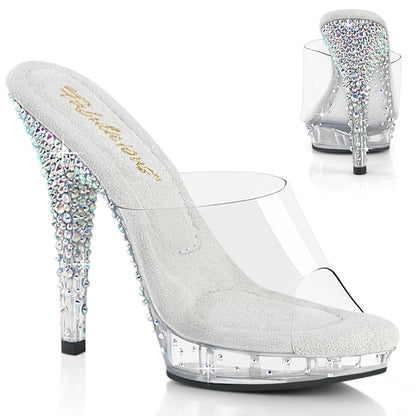 Fabulicious Women's Shoes LIP-101CAS Clr/Slv AB RS