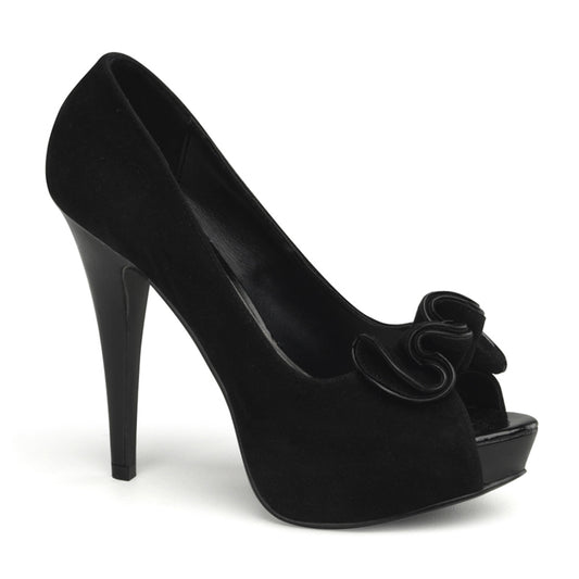 Pin Up Couture Pompes pour femmes LOLITA-10 BLK SUDE PU