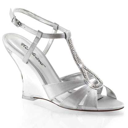 Fabulicious Sandales féminines LOVELY-420 SLV Satin / CLR