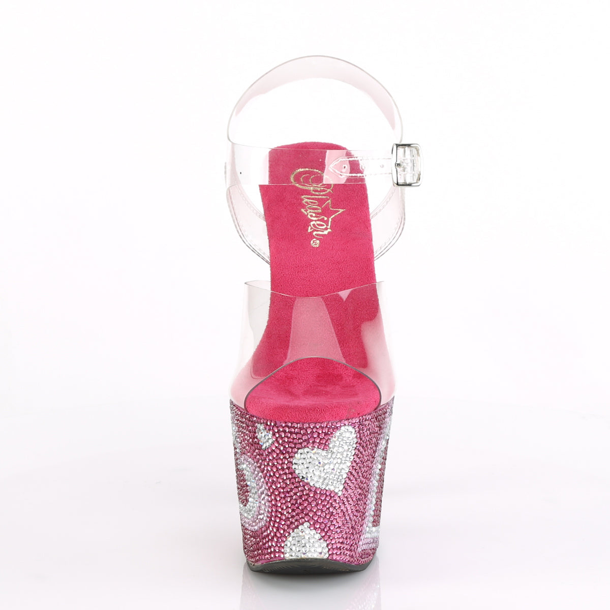 Pleaser Sandales pour femmes LOVESICK-708Heart CLR / h. Rose-wht rs