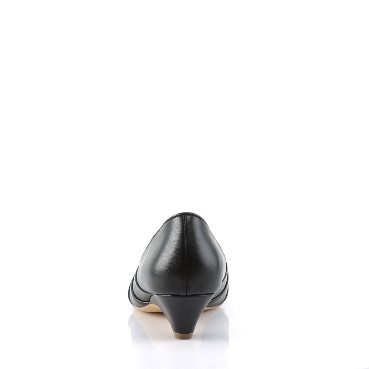 Pin Up Couture Pompes pour femmes LULU-05 cuir fausse noir