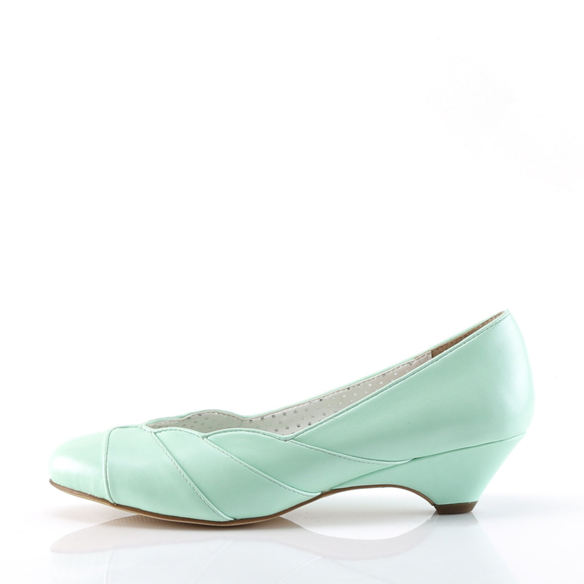 Pin Up Couture Pompes pour femmes LULU-05 cuir fausse menthe