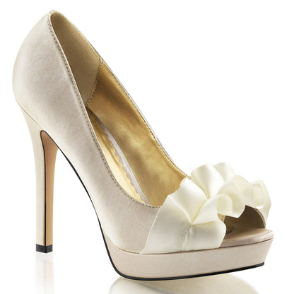 Fabulicious Womens Pumps LUMINA-42 Champagne Satin