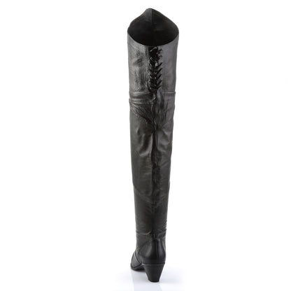 Funtasma Womens Boots MAIDEN-8828 Blk Leather (P)