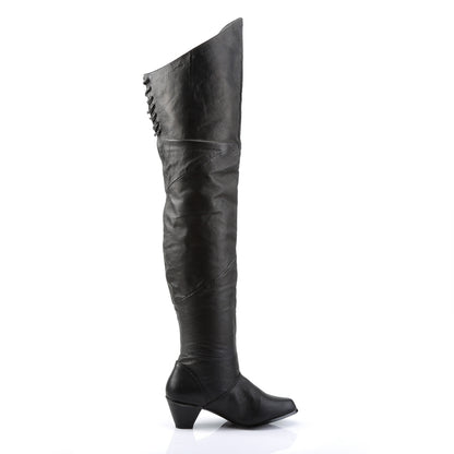 Funtasma Womens Boots MAIDEN-8828 Blk Leather (P)