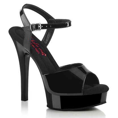 Fabulicious  Des sandales MAJESTY-509 BLK PAT / BLK