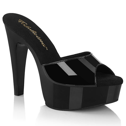 Fabulicious Women's Shoes MARTINI-501 Blk Pat/Blk