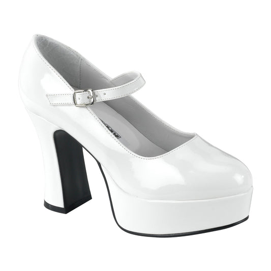 Funtasma Womens Pumps MARYJANE-50 Wht Pat