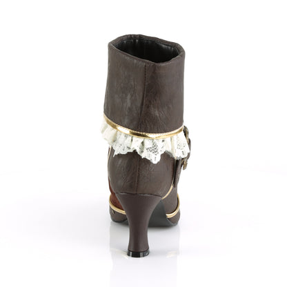 Funtasma Womens Boots MATEY-115 Brown Distressed Pu-Microfiber