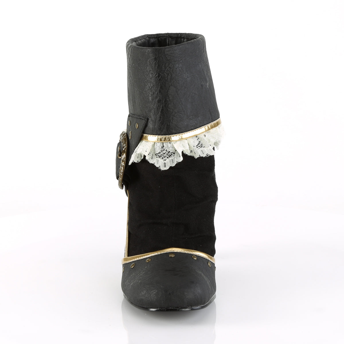Funtasma Bottes pour femmes MATEY-115 BLK PU-Microfiber en détresse