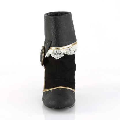 Funtasma Bottes pour femmes MATEY-115 BLK PU-Microfiber en détresse