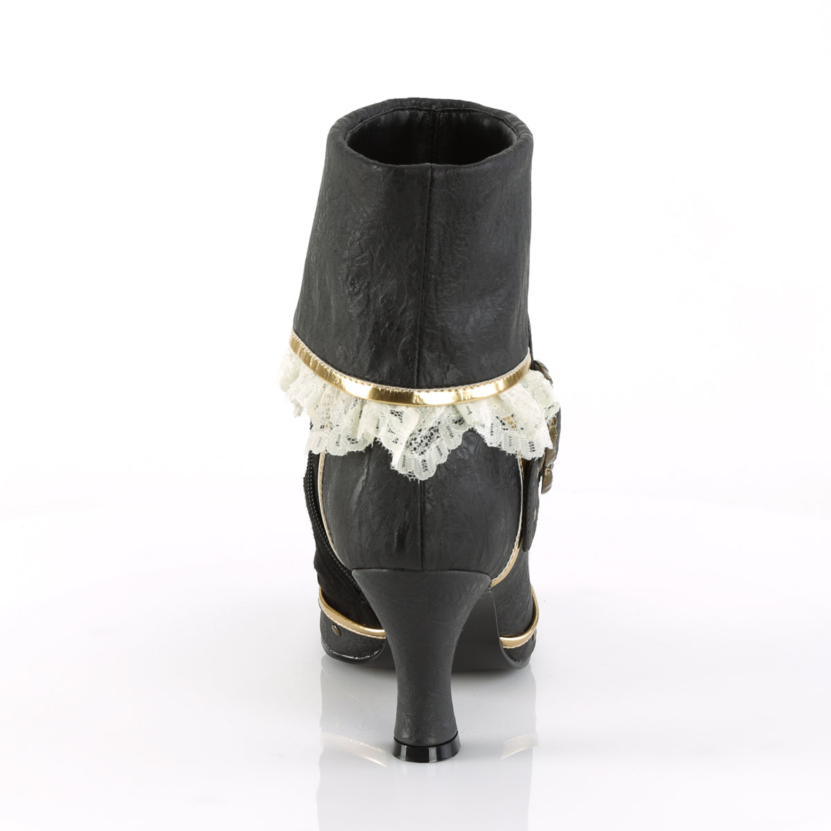 Funtasma Bottes pour femmes MATEY-115 BLK PU-Microfiber en détresse