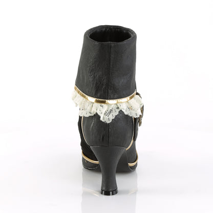 Funtasma Bottes pour femmes MATEY-115 BLK PU-Microfiber en détresse