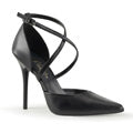 Pleaser Pompes pour femmes MILAN-42 BLK Cuir