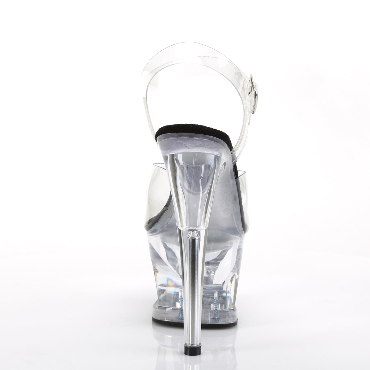 Pleaser Sandales pour femmes MOON-708 CLR-BLK / CLR
