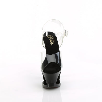 Pleaser   MOON-708DIA CLR / BLK