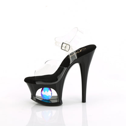 Pleaser   MOON-708DIA CLR / BLK