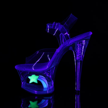 Pleaser Womens Sandals MOON-708RSS Clr/Clr