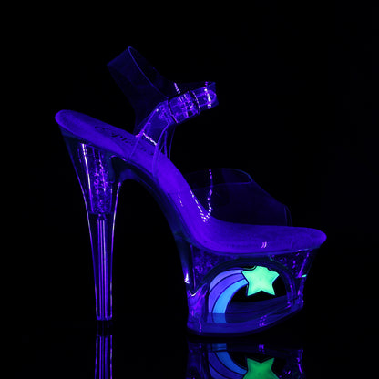 Pleaser Womens Sandals MOON-708RSS Clr/Clr