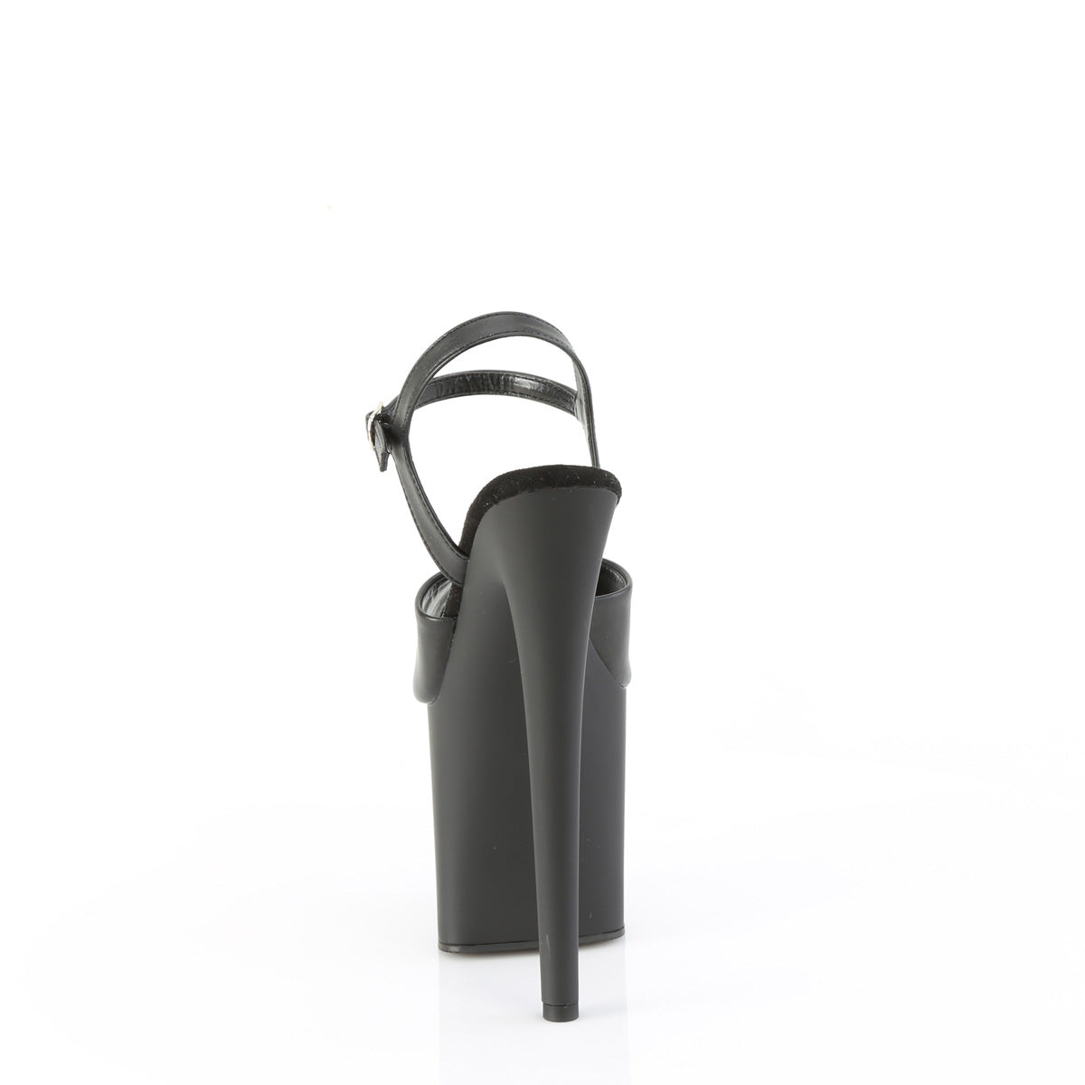 Pleaser   NAUGHTY-809 Blk faux cuir / blk matte