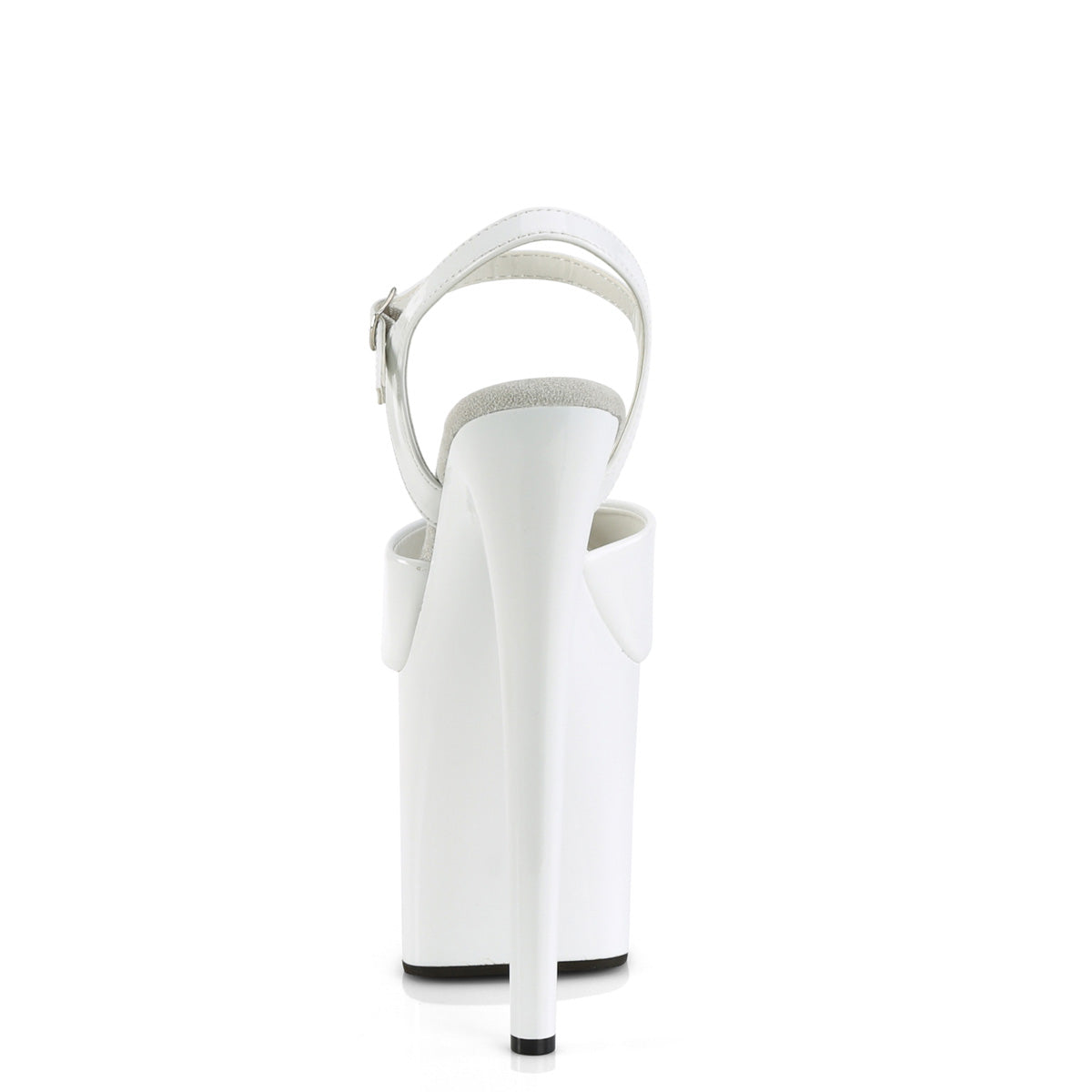 Pleaser  Sandals NAUGHTY-809 Wht Pat/Wht